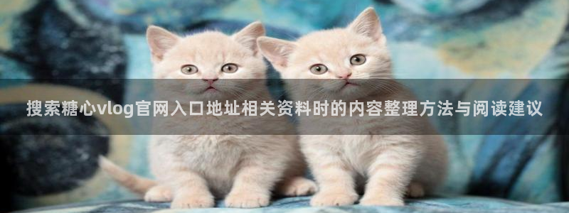 糖心vlog在线看:搜索糖心vlog官网入口地址相关资料时的内容整理方法与阅读建议